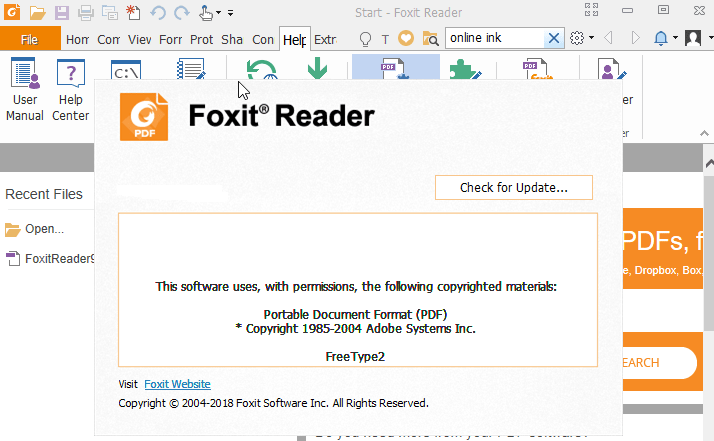 Foxit Reader Key